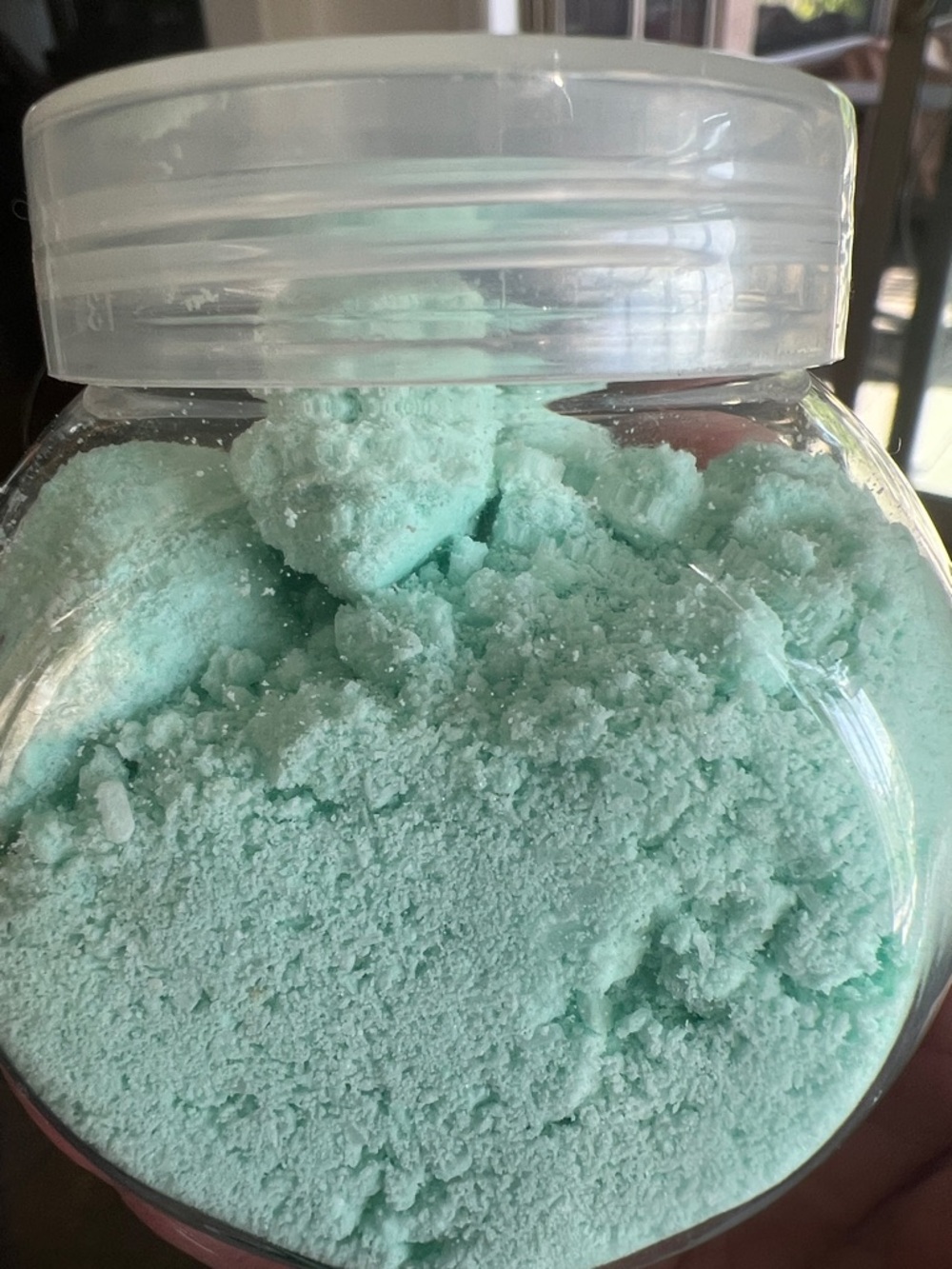 Hand Crafted Eucalyptus Foot Crumbles – Light Aqua - Picture 3 of 4